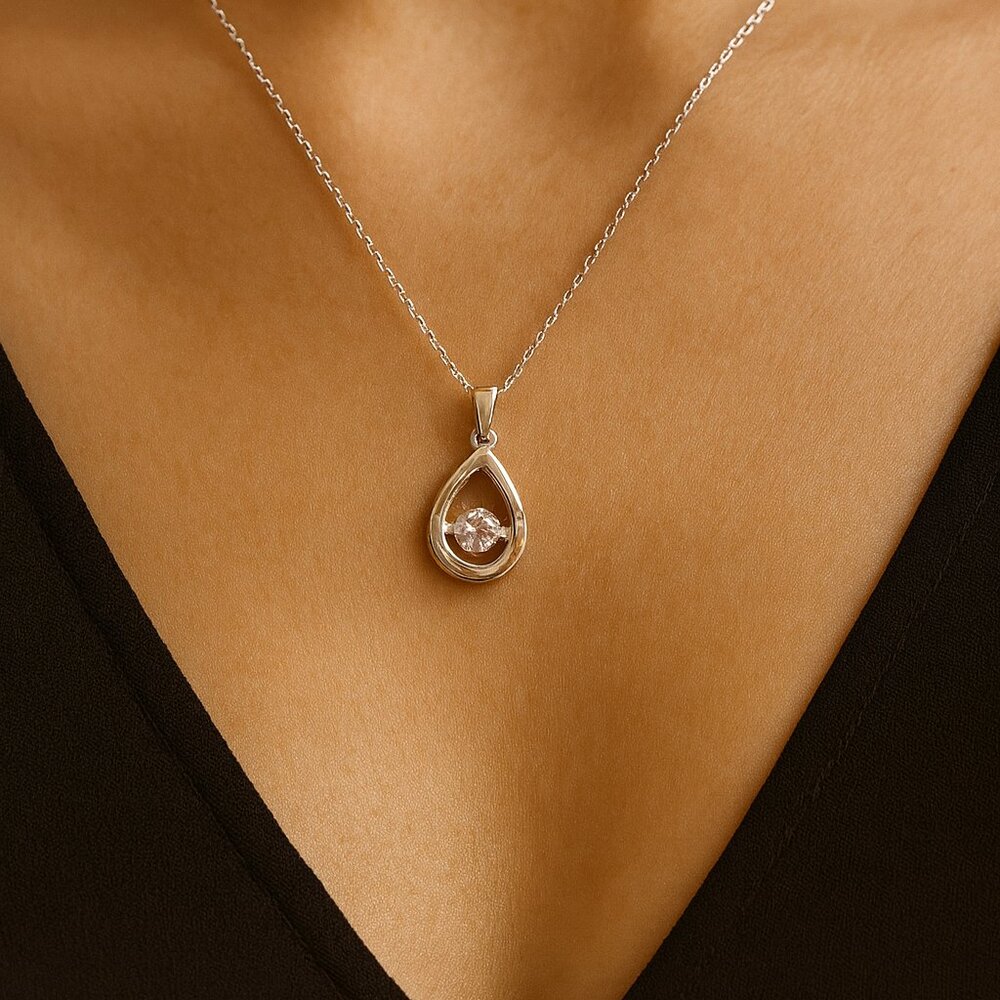 “Eternal Teardrop” Necklace